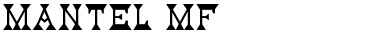 Download Mantel MF Font Download Mantel MF Font