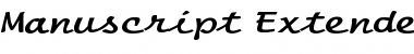 Download Manuscript Extended Font Download Manuscript Extended Font
