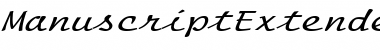 Download ManuscriptExtended Font Download ManuscriptExtended Font
