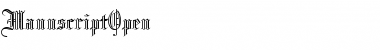 Download ManuscriptOpen Font Download ManuscriptOpen Font