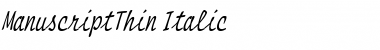Download ManuscriptThin Font Download ManuscriptThin Font