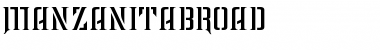 Download ManzanitaBroad Font Download ManzanitaBroad Font