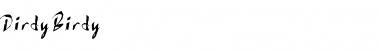 Download DirdyBirdy Font Download DirdyBirdy Font