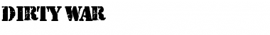 Download Dirty War Font Download Dirty War Font