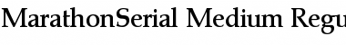 Download MarathonSerial-Medium Font Download MarathonSerial-Medium Font