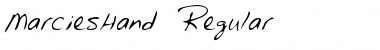 Download MarciesHand Font Download MarciesHand Font