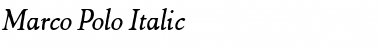 Download Marco Polo Font Download Marco Polo Font