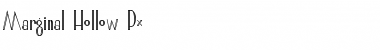 Download marginal hollow Font Download marginal hollow Font