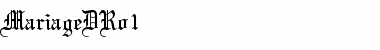 Download MariageDRo1 Font Download MariageDRo1 Font