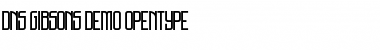 Download DNS Gibsons One Font Download DNS Gibsons One Font