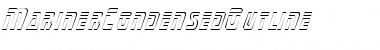 Download MarinerCondensedOutline Font Download MarinerCondensedOutline Font