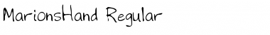 Download MarionsHand Font Download MarionsHand Font