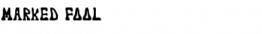 Download marked fool Font Download marked fool Font