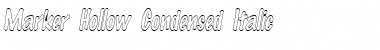 Download MarkerHollowCondensed Font Download MarkerHollowCondensed Font