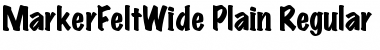 Download MarkerFeltWide-Plain Font Download MarkerFeltWide-Plain Font