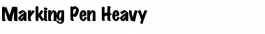 Download Marking Pen Heavy Font Download Marking Pen Heavy Font
