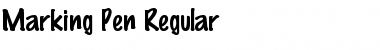 Download Marking Pen Font Download Marking Pen Font