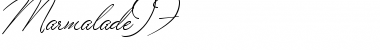 Download MarmaladeJF Font Download MarmaladeJF Font
