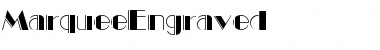 Download MarqueeEngraved Font Download MarqueeEngraved Font