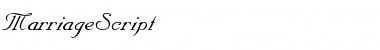 Download MarriageScript Font Download MarriageScript Font