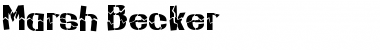 Download Marsh Becker Font Download Marsh Becker Font