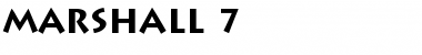 Download Marshall 7 Font Download Marshall 7 Font