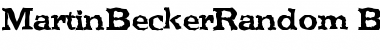 Download MartinBeckerRandom Font Download MartinBeckerRandom Font