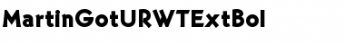 Download MartinGotURWTExtBol Font Download MartinGotURWTExtBol Font