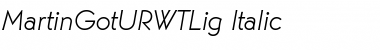 Download MartinGotURWTLig Font Download MartinGotURWTLig Font