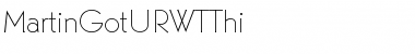 Download MartinGotURWTThi Font Download MartinGotURWTThi Font