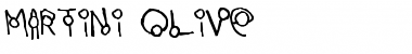 Download Martini Olive Font Download Martini Olive Font