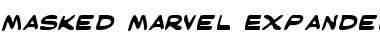 Download Masked Marvel Expanded Font Download Masked Marvel Expanded Font