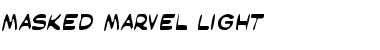 Download Masked Marvel Light Font Download Masked Marvel Light Font