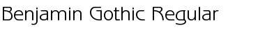 Download Benjamin-Gothic Font Download Benjamin-Gothic Font