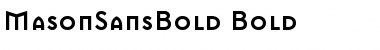 Download MasonSansBold Font Download MasonSansBold Font