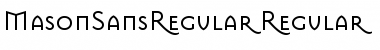 Download MasonSansRegular Font Download MasonSansRegular Font