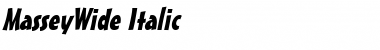 Download MasseyWide Font Download MasseyWide Font