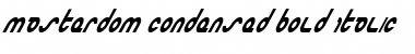 Download Masterdom Condensed Bold Italic Font Download Masterdom Condensed Bold Italic Font