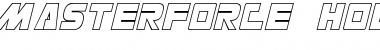 Download Masterforce Hollow Font Download Masterforce Hollow Font