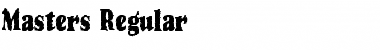 Download Masters Font Download Masters Font