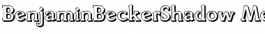 Download BenjaminBeckerShadow-Medium Font Download BenjaminBeckerShadow-Medium Font