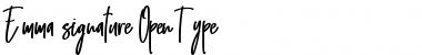 Download Emma signature Font Download Emma signature Font