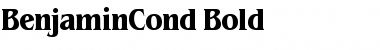 Download BenjaminCond Font Download BenjaminCond Font