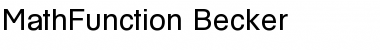 Download MathFunction Becker Font Download MathFunction Becker Font