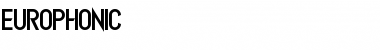 Download Europhonic Font Download Europhonic Font