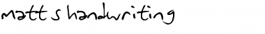 Download matt's handwriting Font Download matt's handwriting Font