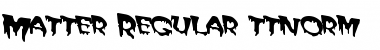 Download Matter Font Download Matter Font