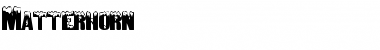 Download Matterhorn Font Download Matterhorn Font
