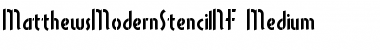 Download MatthewsModernStencilNF Font Download MatthewsModernStencilNF Font
