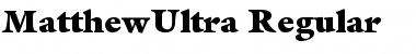 Download MatthewUltra Font Download MatthewUltra Font